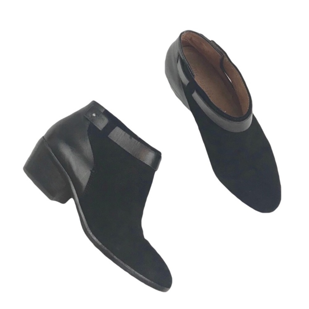 Madewell Charley suede & leather booties